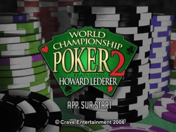 World Championship Poker screen shot title